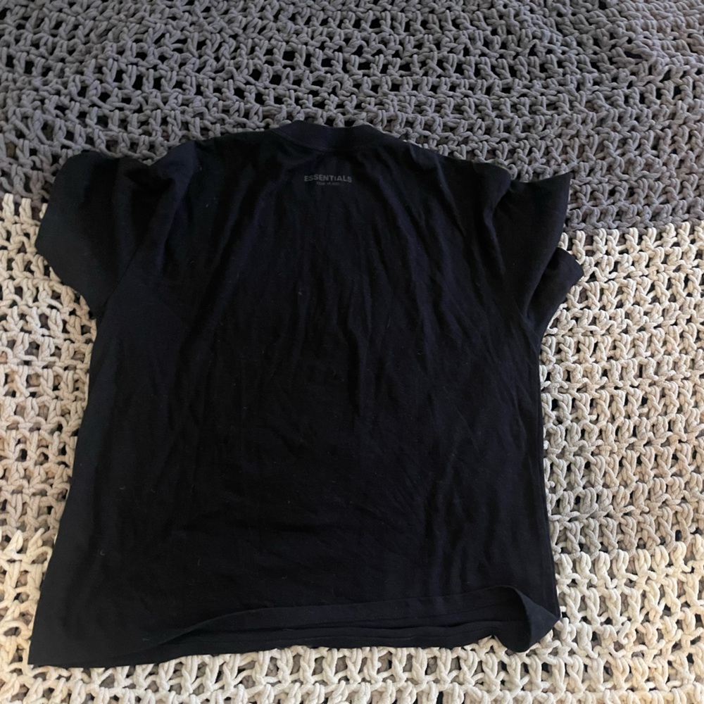 Essentials Men’s 3 Pack black T-shirts- Size S